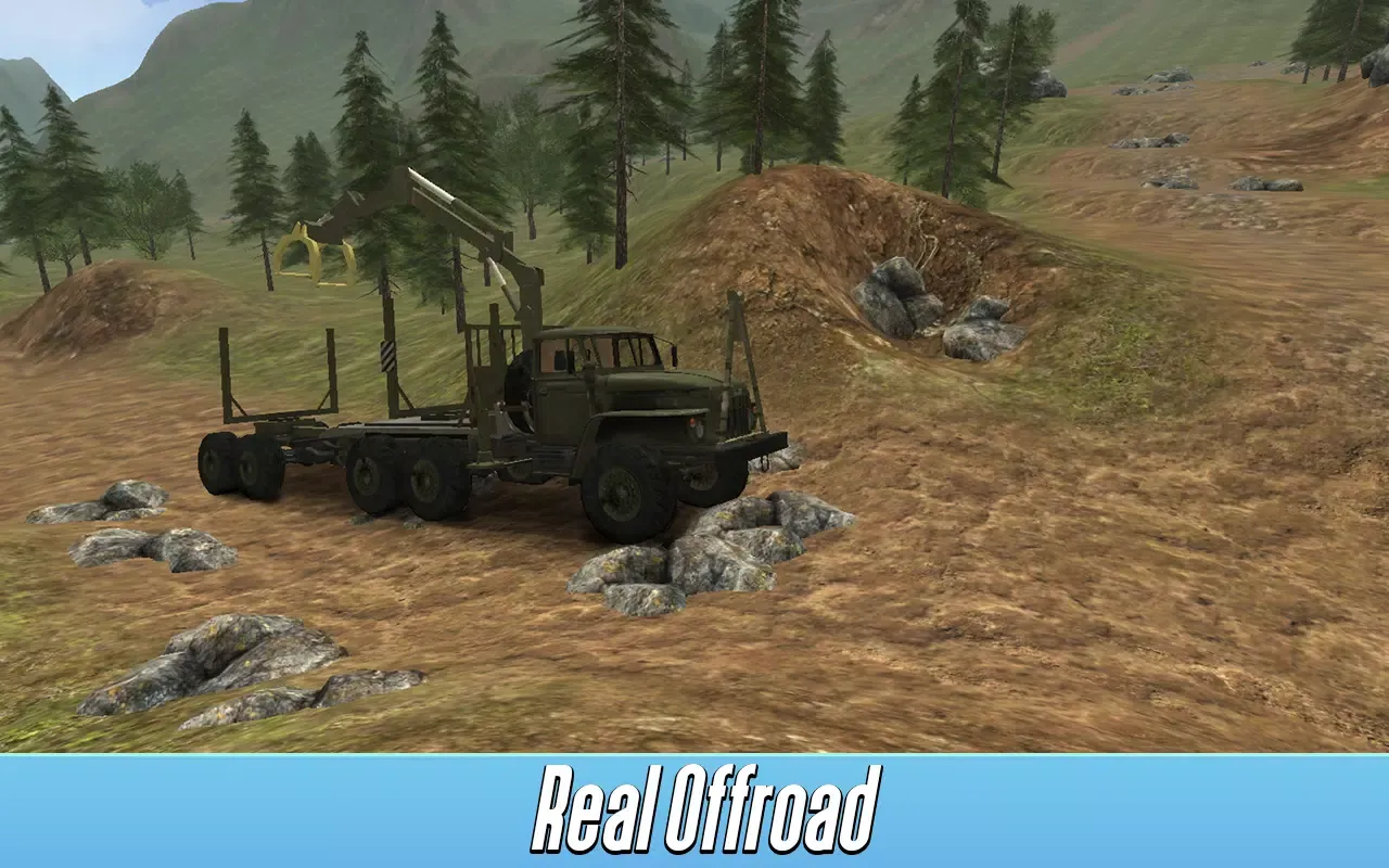 Capturas de tela do Logging Truck Simulator 3D