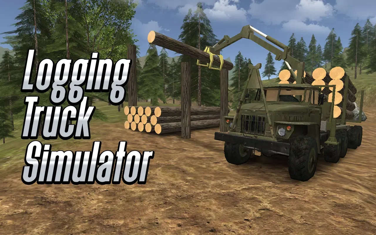 Capturas de tela do Logging Truck Simulator 3D