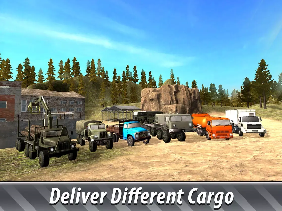 Tangkapan layar Offroad Cargo Truck Simulator 3D Full iPad 