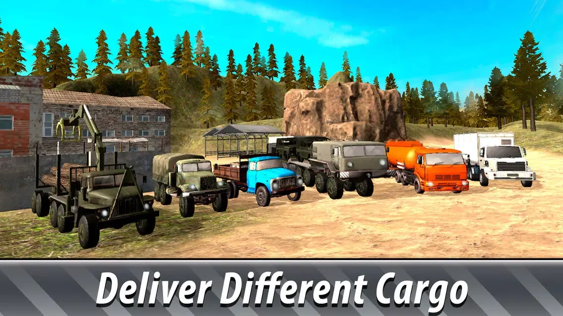Tangkapan layar Offroad Cargo Truck Simulator 3D Full