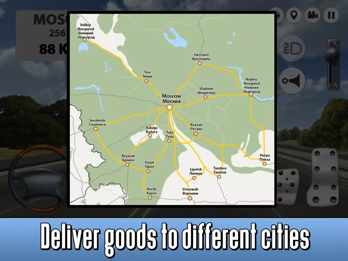 Russian Cargo Truck Simulator 3D iPad  스크린샷