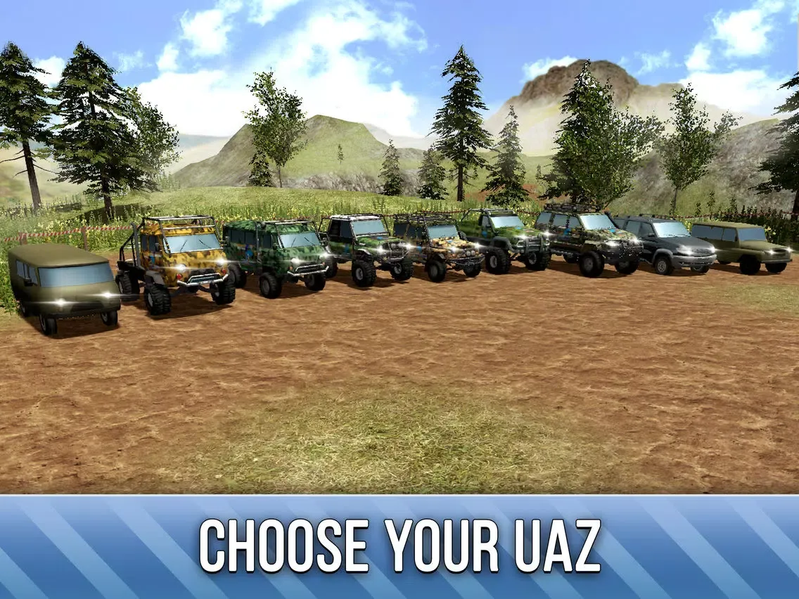 UAZ 4x4 Offroad Rally Full - Try Russian SUV iPad  Ekran Görüntüleri