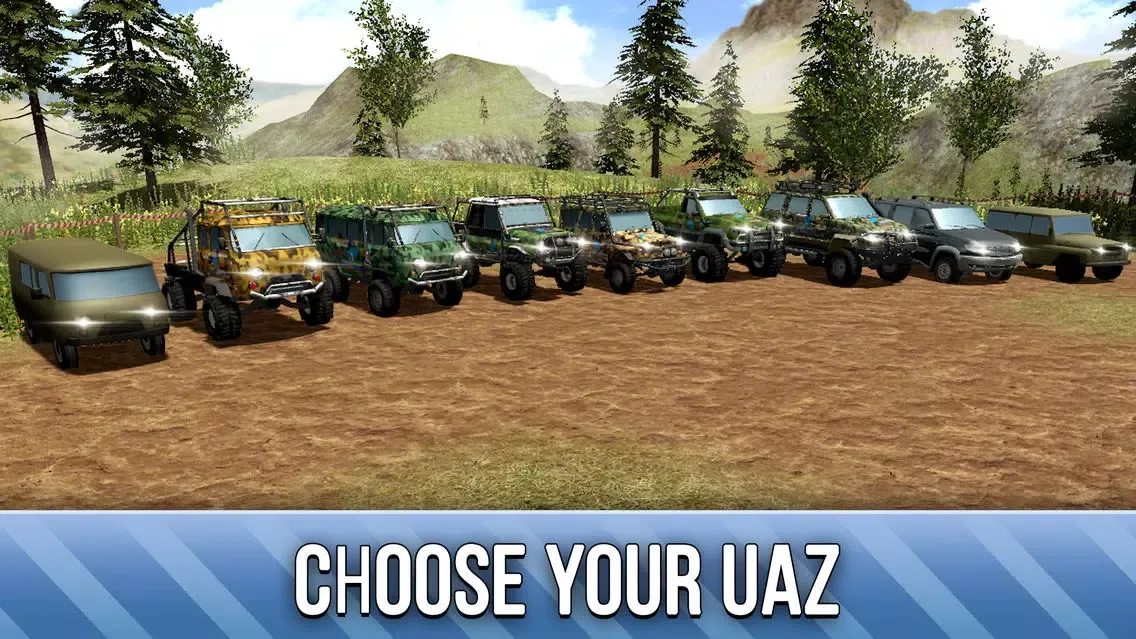 UAZ 4x4 Offroad Rally Full - Try Russian SUV Ekran Görüntüleri