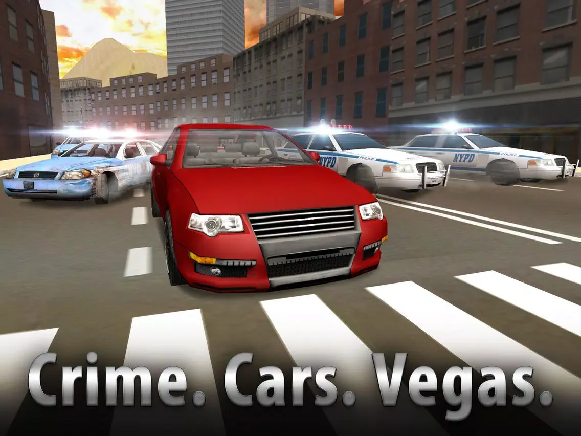 Capturas de tela do Vegas Crime Driver Full - Be a gangster iPad 