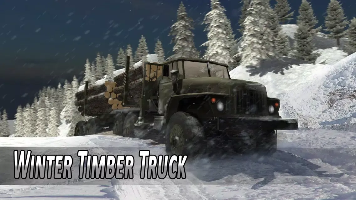 Screenshot di Winter Timber Truck Simulator Full