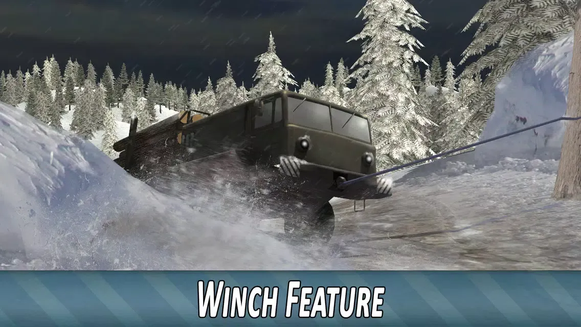 Screenshot di Winter Timber Truck Simulator Full