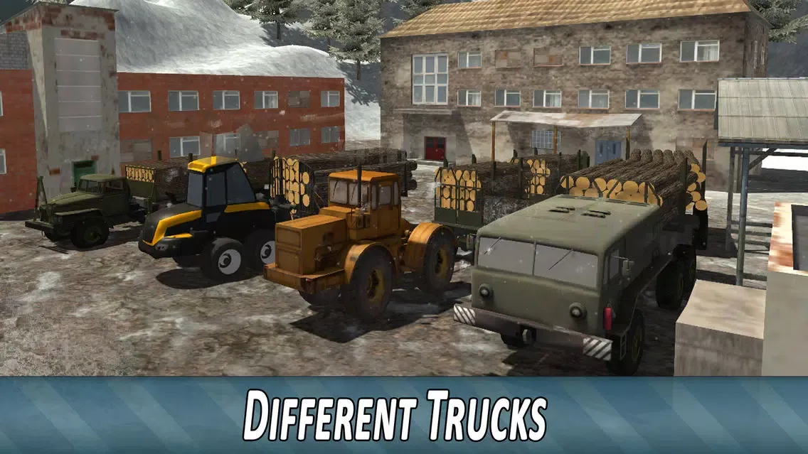 Screenshot di Winter Timber Truck Simulator Full