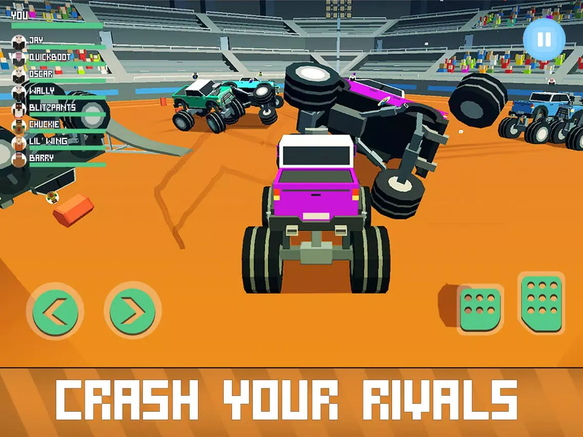 Zrzuty ekranu Blocky Derby: Monsters Arena Full iPad 