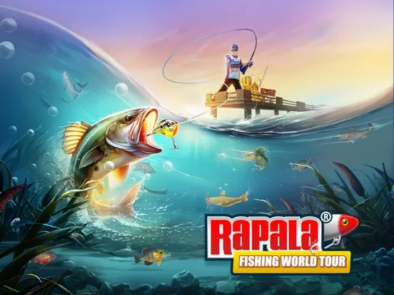 Tangkapan layar Rapala Fishing iPad 