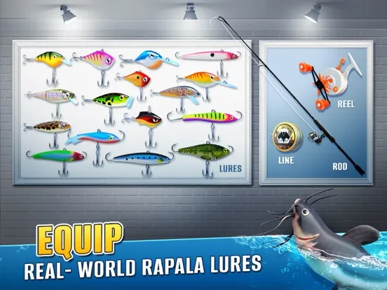 Tangkapan layar Rapala Fishing iPad 