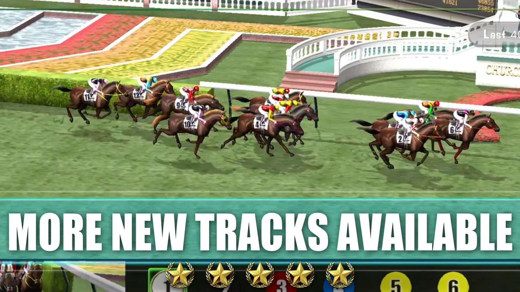 Zrzuty ekranu iHorse™ Arcade Horse Racing