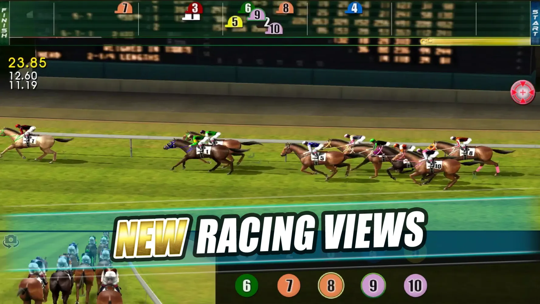 Zrzuty ekranu iHorse™ Arcade Horse Racing