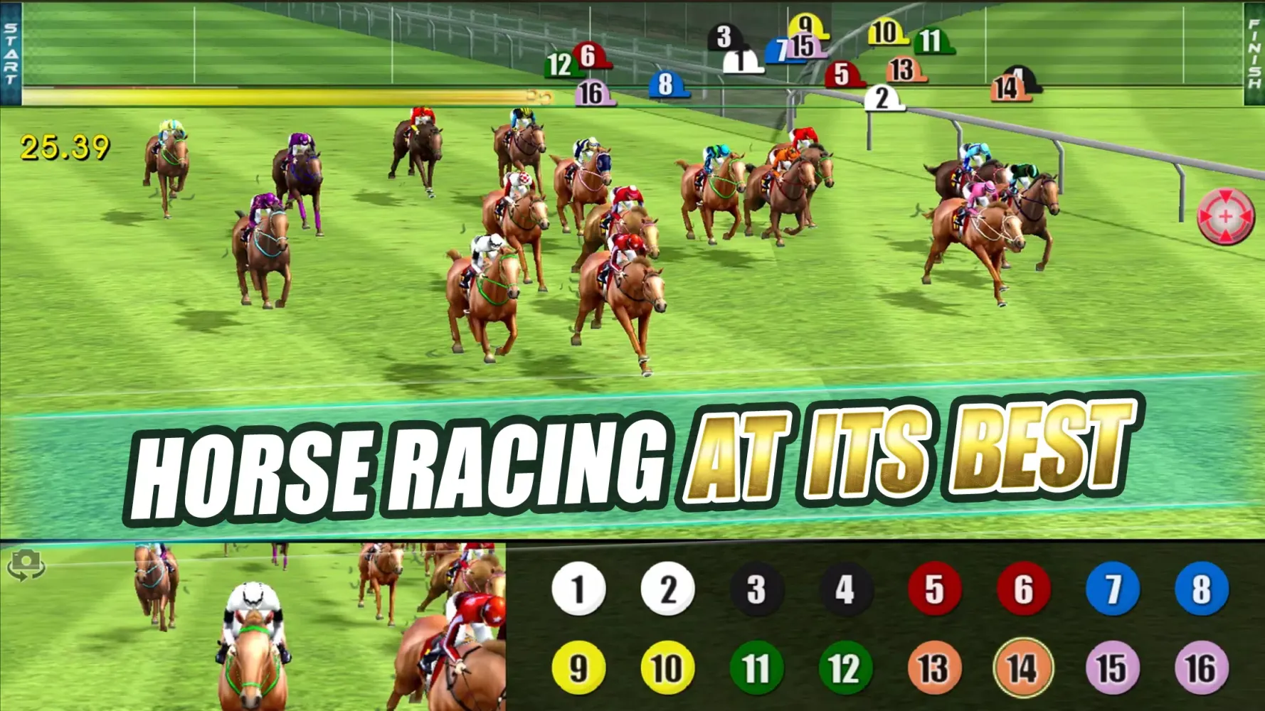 Zrzuty ekranu iHorse™ Arcade Horse Racing