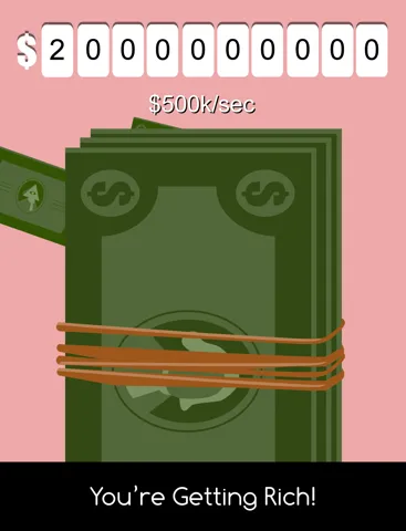 Captures d'écran de Cash Clicker: Make It Rain Money Game iPad 