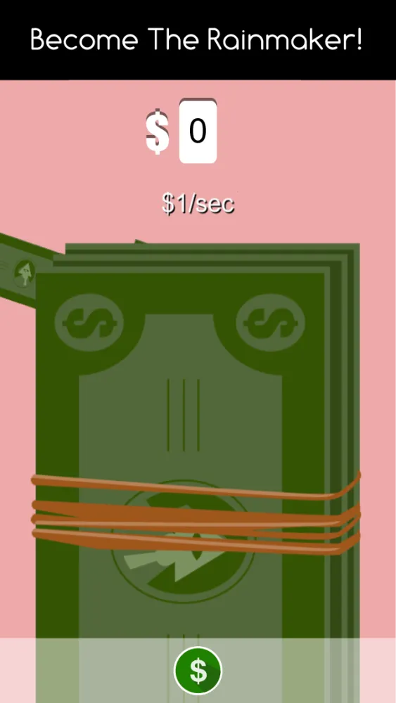 Captures d'écran de Cash Clicker: Make It Rain Money Game