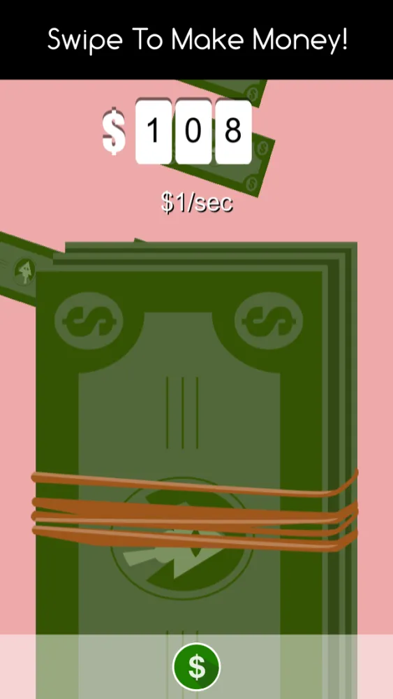 Captures d'écran de Cash Clicker: Make It Rain Money Game