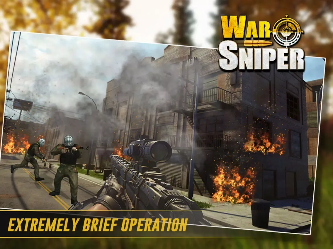 War Sniper Shooting iPad  سکرین شاٹس