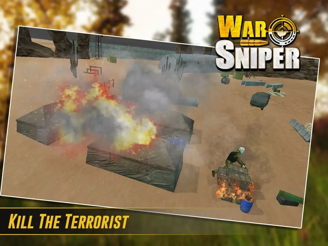 War Sniper Shooting iPad  سکرین شاٹس