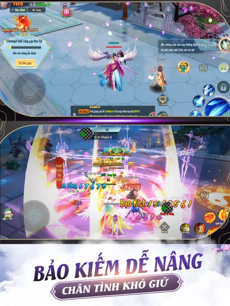 ภาพหน้าจอของ Ngự Kiếm Vấn Tình VTC iPad 