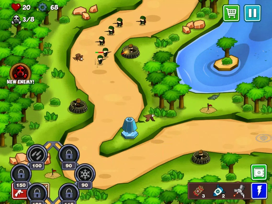 تصاویر Jungle Defense TD iPad 