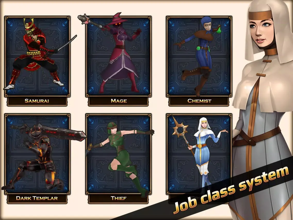 Chrono Clash: Fantasy Tactics iPad  스크린샷