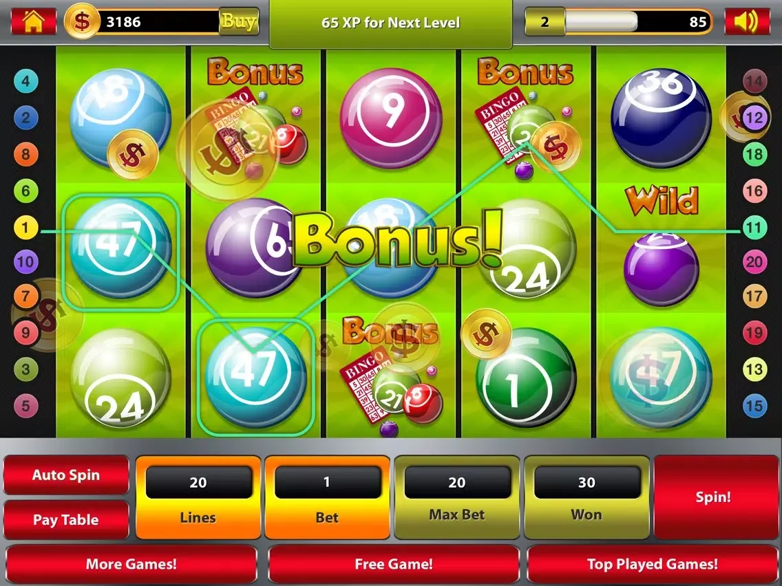 صور A Bingo Casino Slots 777: Free Classic Vegas Style Slot Machine Games iPad 
