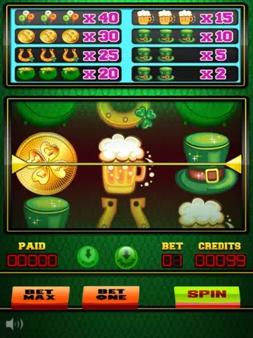 Скриншоты A Irish Lucky Leprechaun Slots - Free St. Patrick's Casino Slot-Machine Game iPad 
