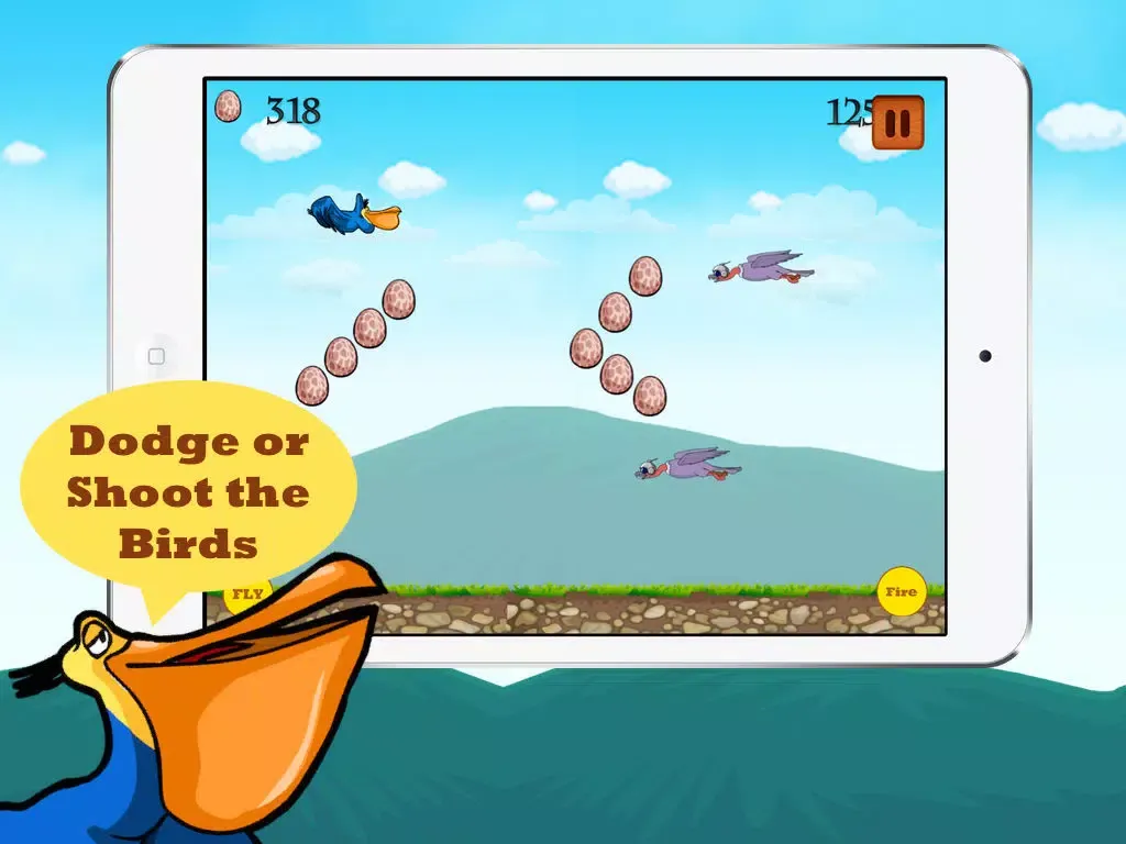 A Big Lazy Flying Pelican - Free Flappy Adventure Endless Game iPad  Ekran Görüntüleri