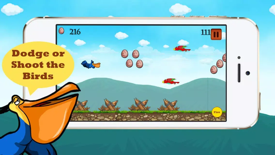 A Big Lazy Flying Pelican - Free Flappy Adventure Endless Game Ekran Görüntüleri
