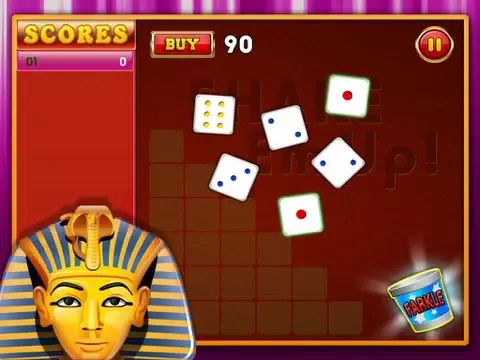 Pharaohs Fortune Farkle - Way Cool Bonus Free Dice Games iPad  Screenshots