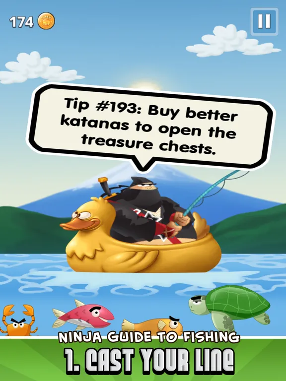 تصاویر Ninja Fishing iPad 