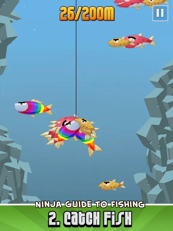 تصاویر Ninja Fishing iPad 