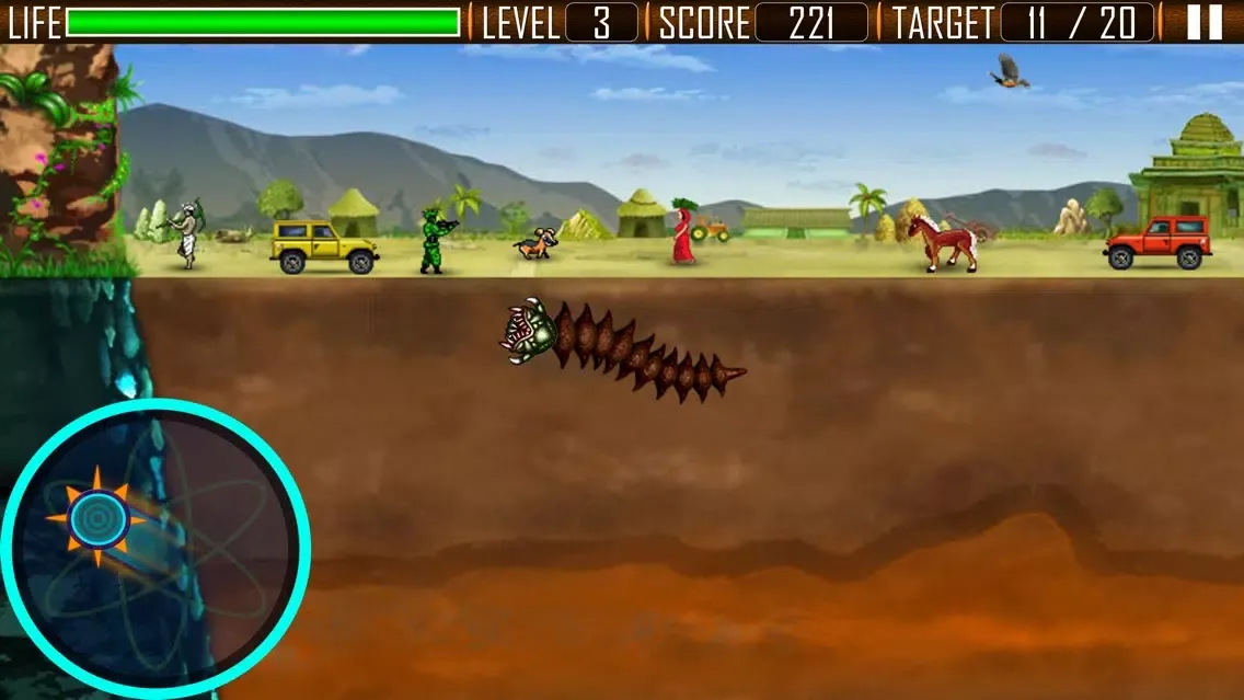 Worms City Attack: The Battle سکرین شاٹس