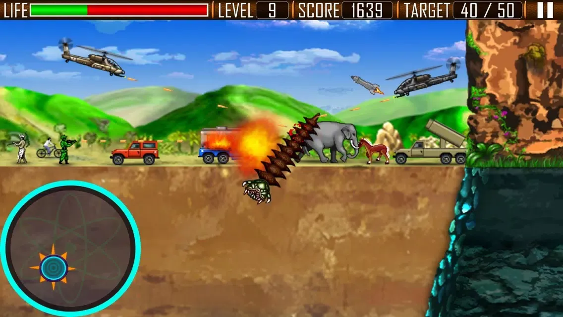 Worms City Attack: The Battle سکرین شاٹس