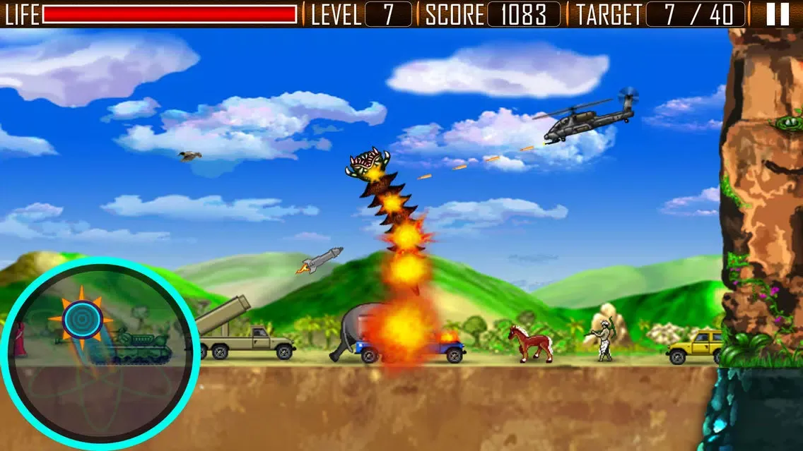 Worms City Attack: The Battle سکرین شاٹس
