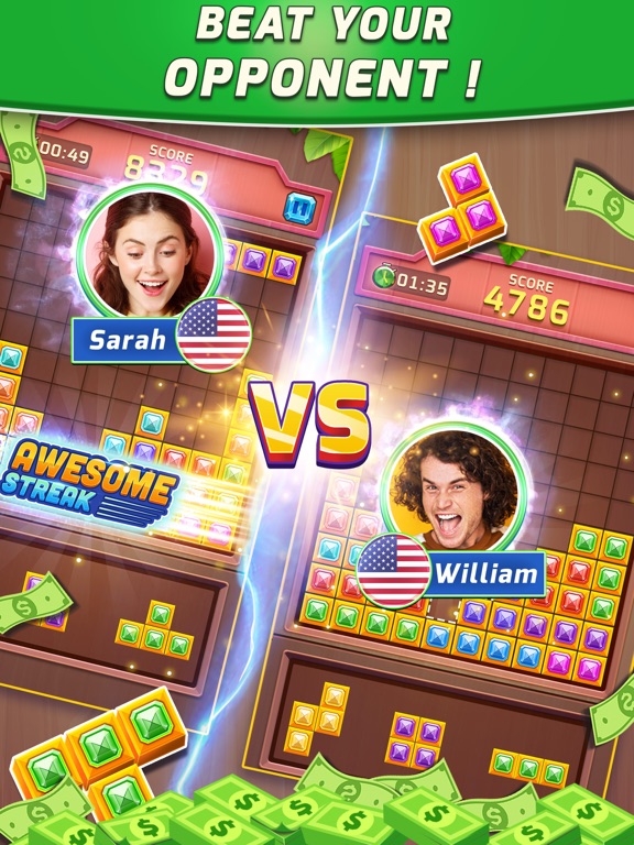 Block Puzzle: Win & CashOut iPad  스크린샷