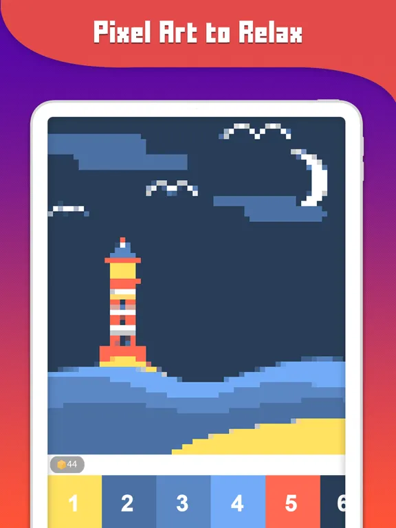 ภาพหน้าจอของ Pixel Puzzles: Color by Number iPad 