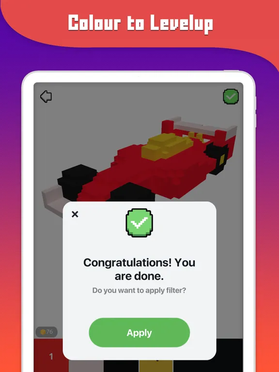 ภาพหน้าจอของ Pixel Puzzles: Color by Number iPad 