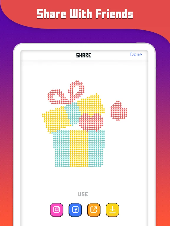 ภาพหน้าจอของ Pixel Puzzles: Color by Number iPad 