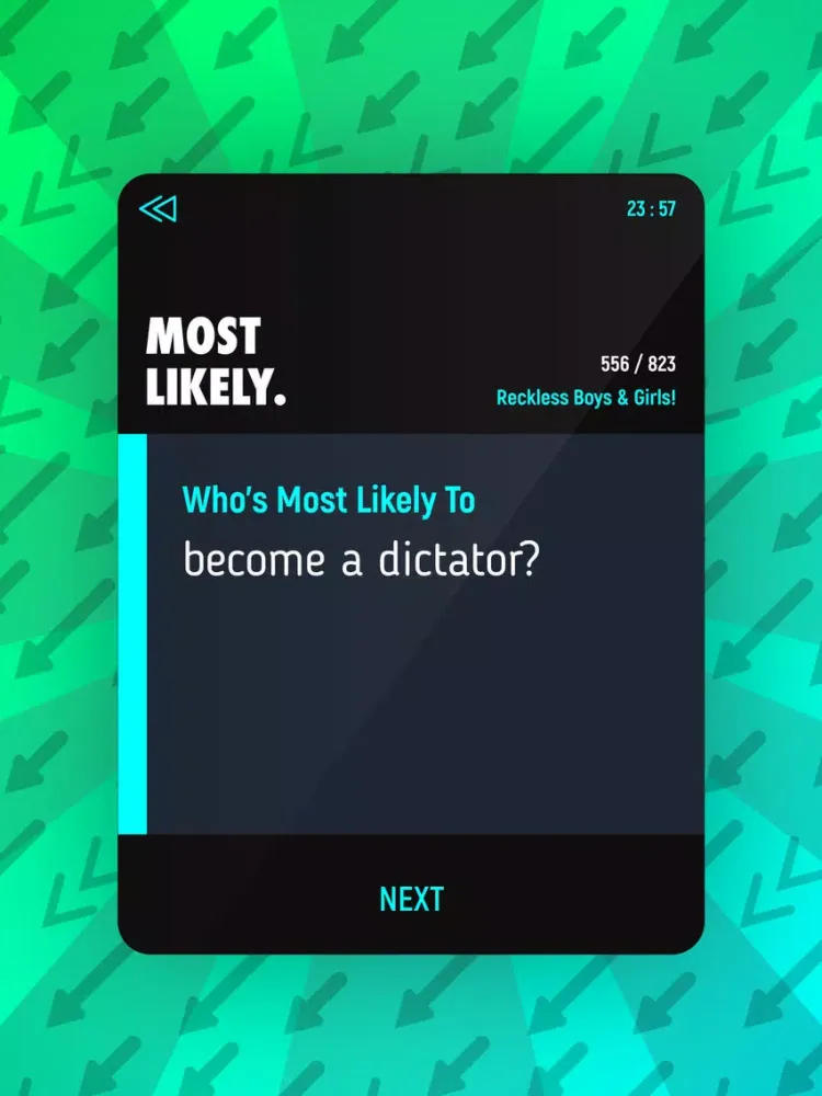Ảnh chụp màn hình của Most Likely To: Drinking game iPad 