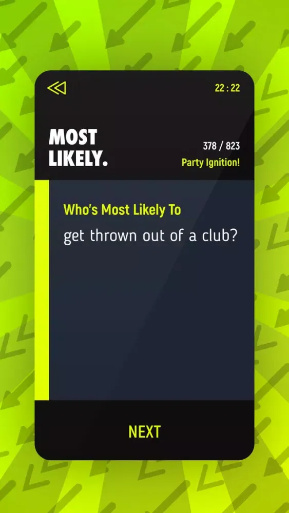 Ảnh chụp màn hình của Most Likely To: Drinking game