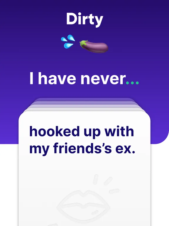Tangkapan layar I Have Never Dirty & Evil iPad 