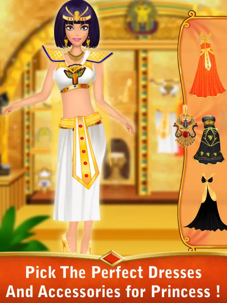 Egypt Princess Makeover - Salon & Dressup Game iPad  Ekran Görüntüleri