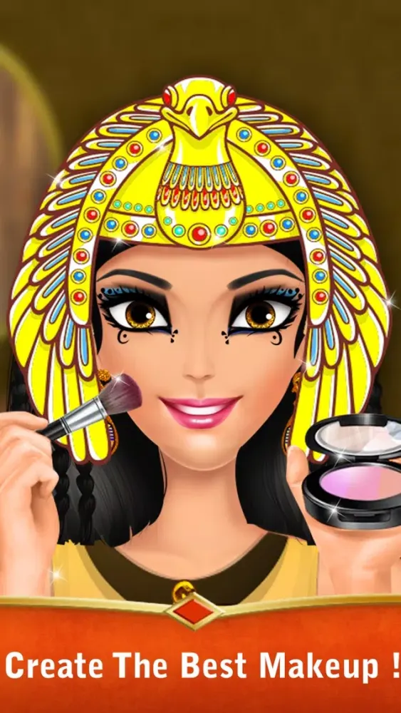 Egypt Princess Makeover - Salon & Dressup Game Ekran Görüntüleri