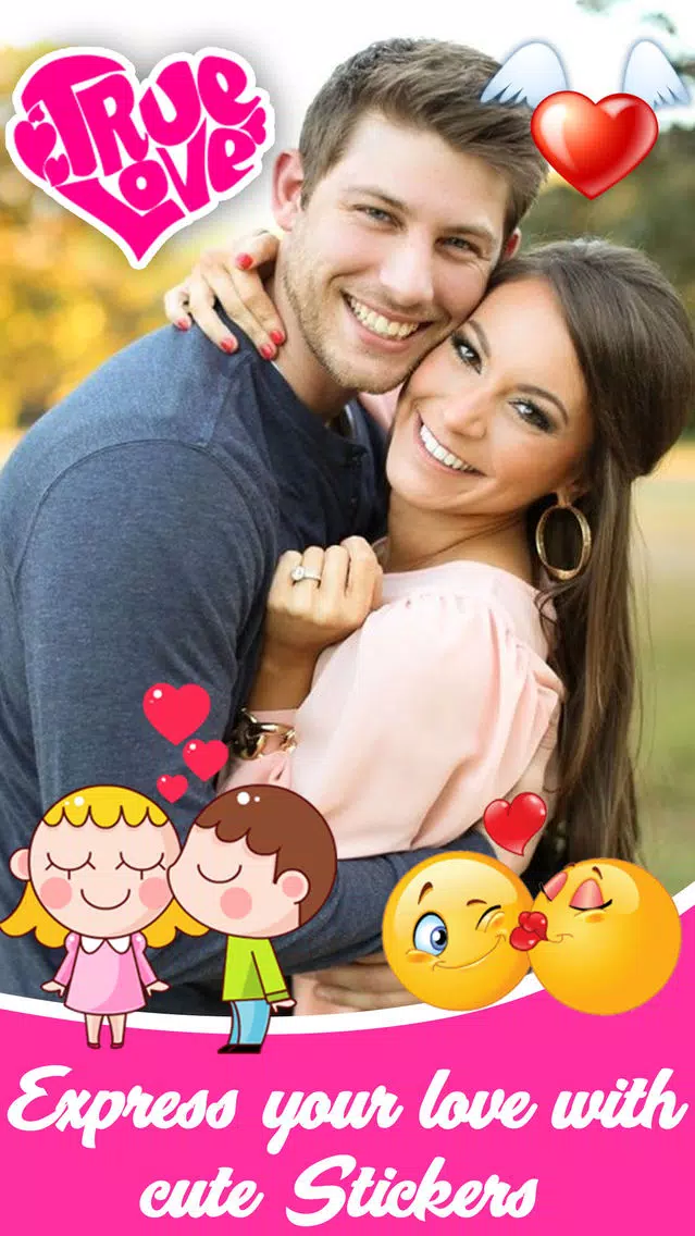 Valentine Photo Stickers and Filter Ekran Görüntüleri