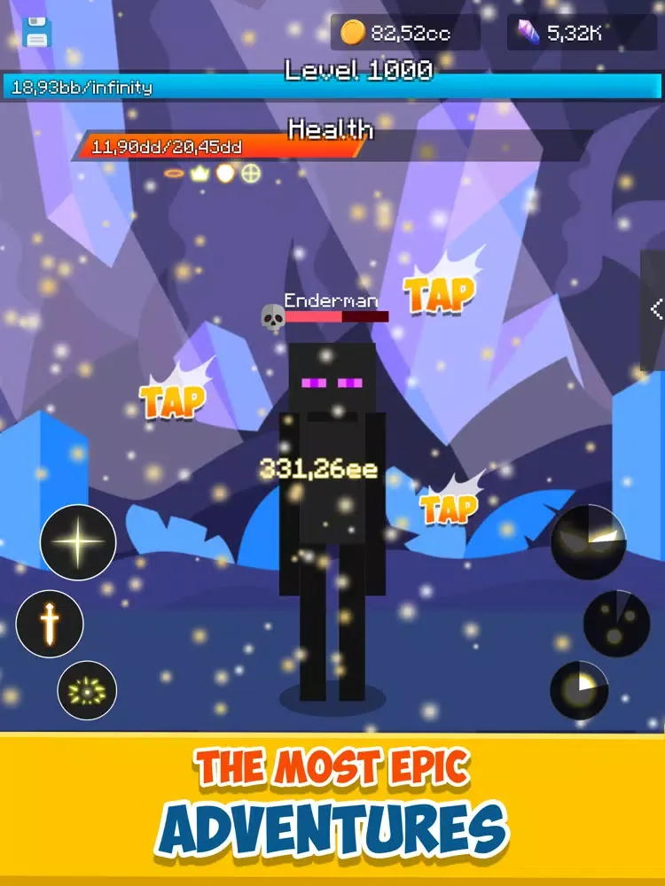 Mine Mob Clicker Rpg iPad  Screenshots