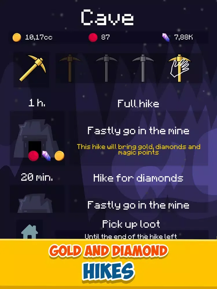 Mine Mob Clicker Rpg iPad  Screenshots