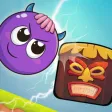 Red Roller Ball Adventure Game