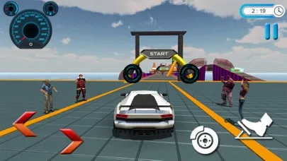 Tangkapan skrin Ramp Car Racing Game