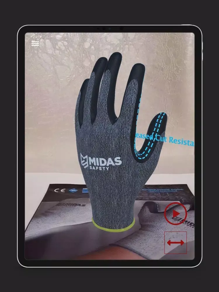 Ảnh chụp màn hình của Midas Safety iPad 